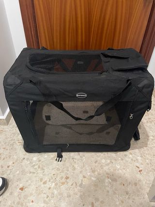 Transportín perro plegable - Negro