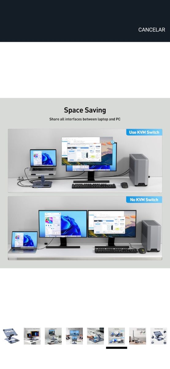 Soporte portátil con carga inalámbrica