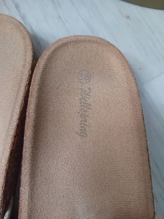 Ciabatte beige con fiocco