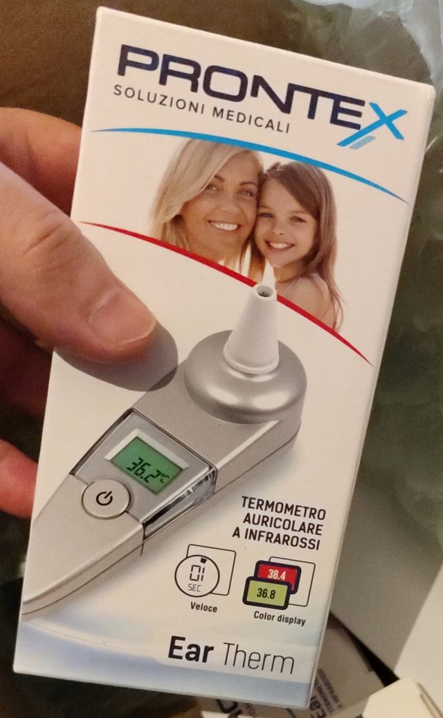 Termometro auricolare Prontex
