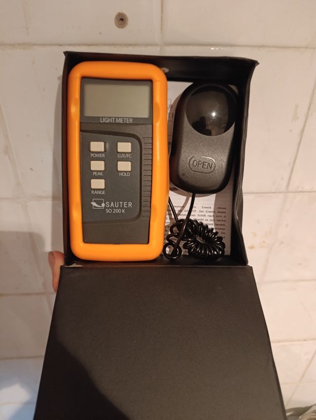 Luxómetro Sauter SO 200 K