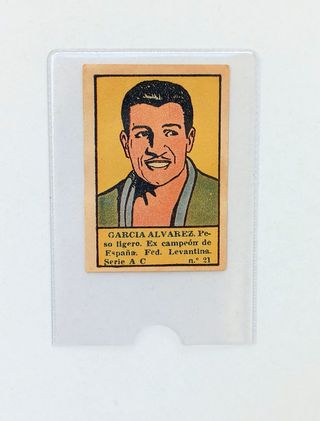 BOXEO CROMO GARCIA ALVAREZ 1941-42