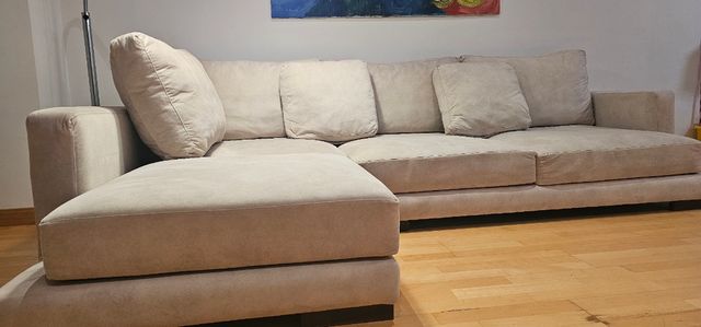 Sofá chaiselongue Kenay beige