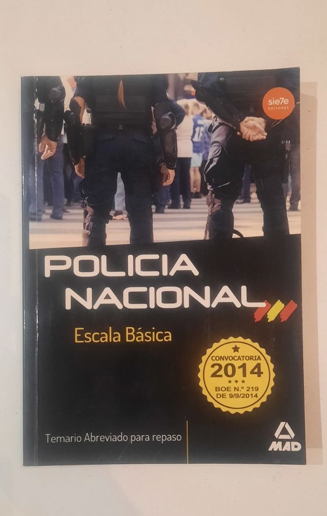 Libro Oposiciones Policia Nacional