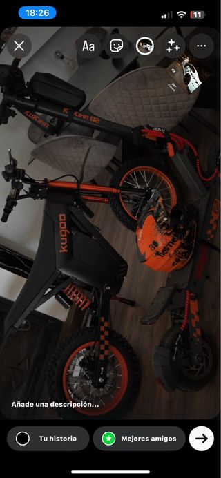 Moto eléctrica Kugoo 48v