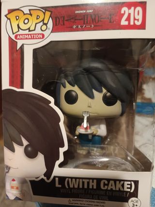 Funko Pop! L (Death Note) con pastel #219 