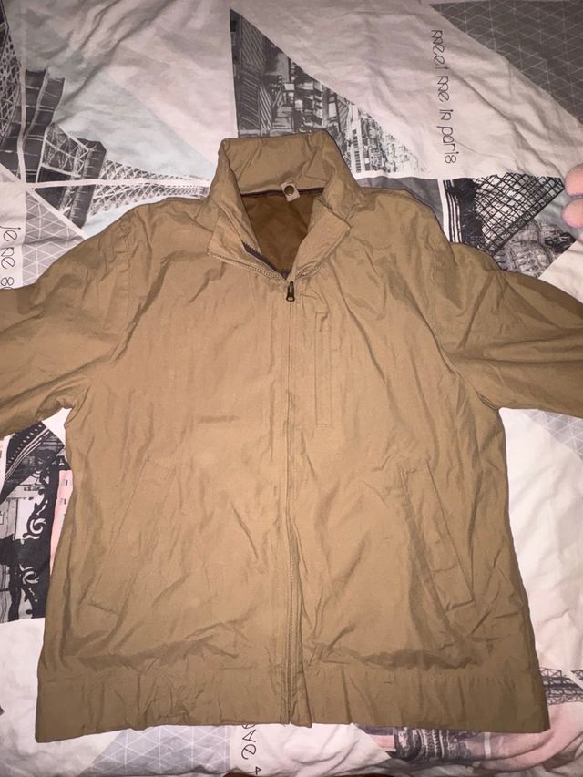 Cortavientos beige talla L