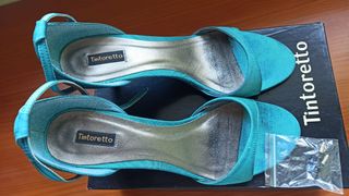 Zapatos Tintoretto turquesa