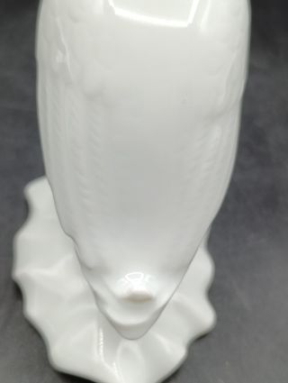 Figura pato Haviland porcelana blanca