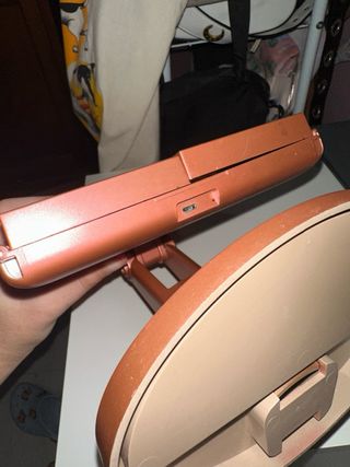 Espejo maquillaje LED tri-plegable