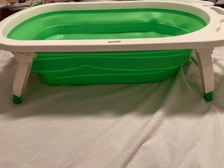 Vasca da bagno pieghevole per bambini - Verde