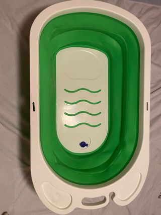 Vasca da bagno pieghevole per bambini - Verde