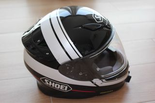 Casco Shoei NXR - Talla M (Negro/Blanco/Rojo)