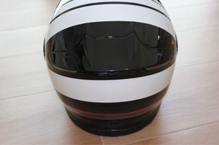 Casco Shoei NXR - Talla M (Negro/Blanco/Rojo)