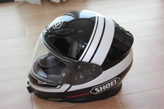 Casco Shoei NXR - Talla M (Negro/Blanco/Rojo)