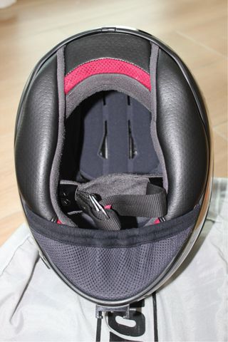 Casco Shoei NXR - Talla M (Negro/Blanco/Rojo)