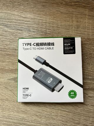 Cable Type-C a HDMI 4K
