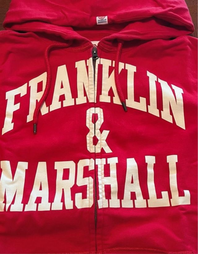 Felpa Franklin & Marshall rossa