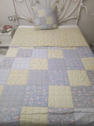 Colcha patchwork - Flores
