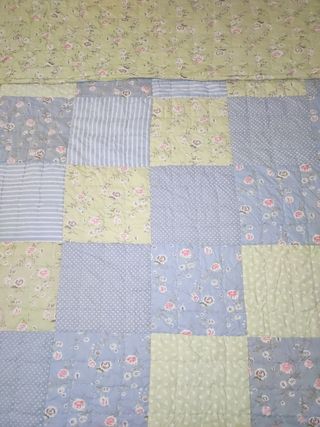 Colcha patchwork - Flores