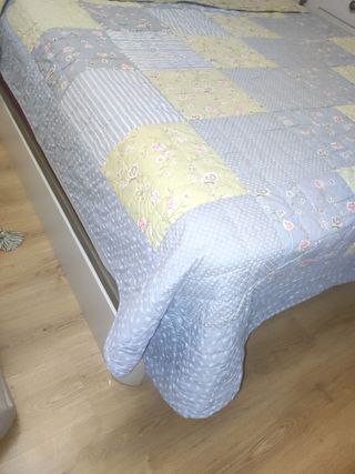 Colcha patchwork - Flores