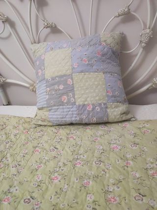 Colcha patchwork - Flores
