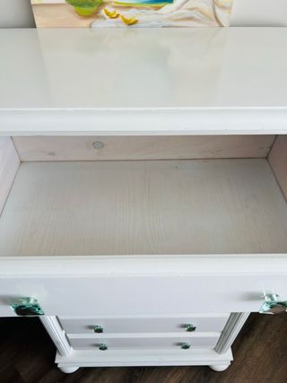 Cajonera blanca 6 cajones madera macisa