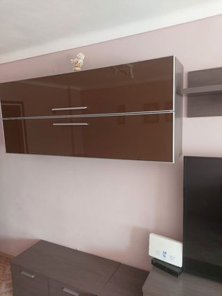 Muebles comedor marrón-gris
