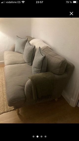 Sofá 3 plazas IKEA gris