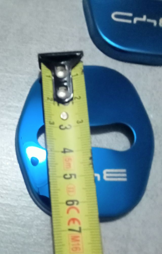 Embellecedores cerraduras coche - Azul