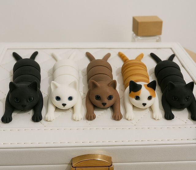 Gatos articulados - Anti-stress