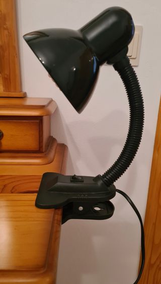 Lampara de mesa Polytop negra