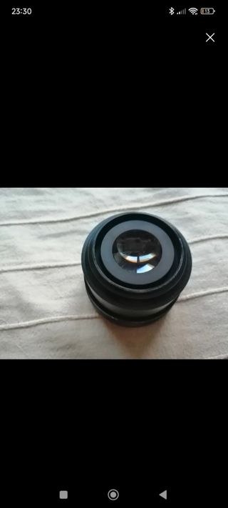 Objetivo cámara vintage