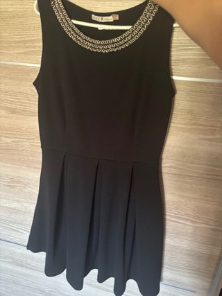 Vestido negro fiesta corto