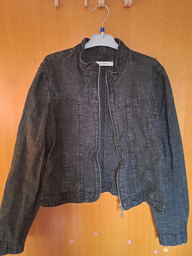 Chaqueta vaquera negra