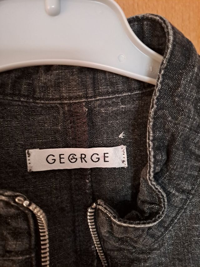 Chaqueta vaquera negra