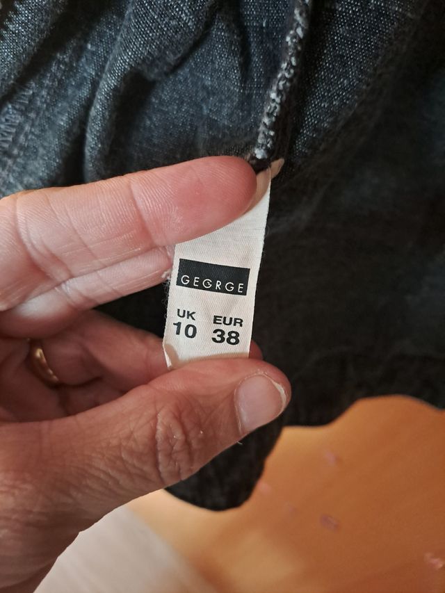 Chaqueta vaquera negra