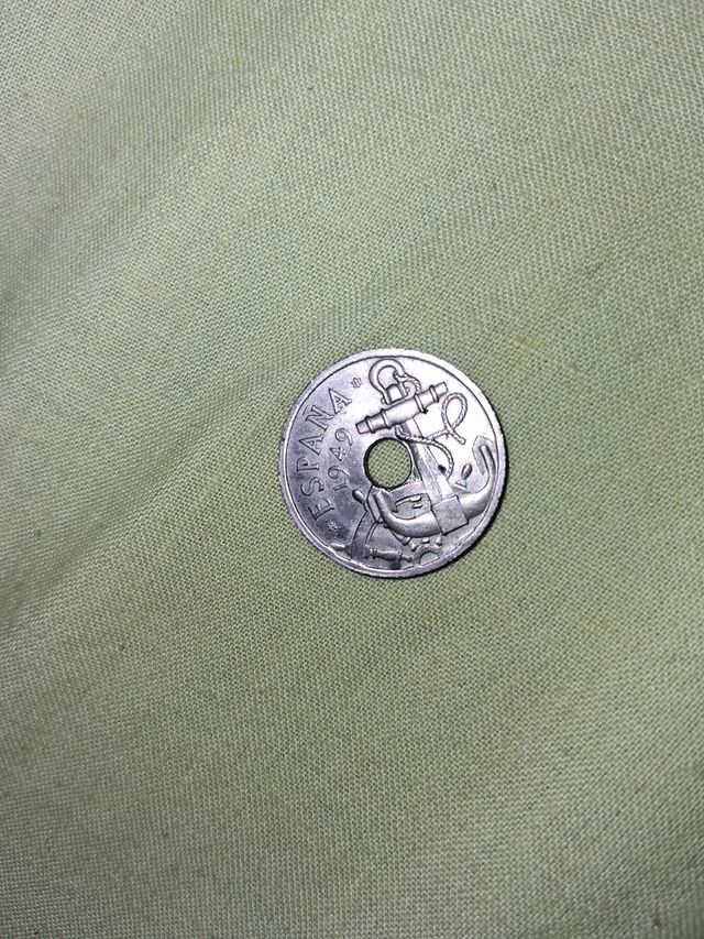 2 Monedas 50 Céntimos 1949