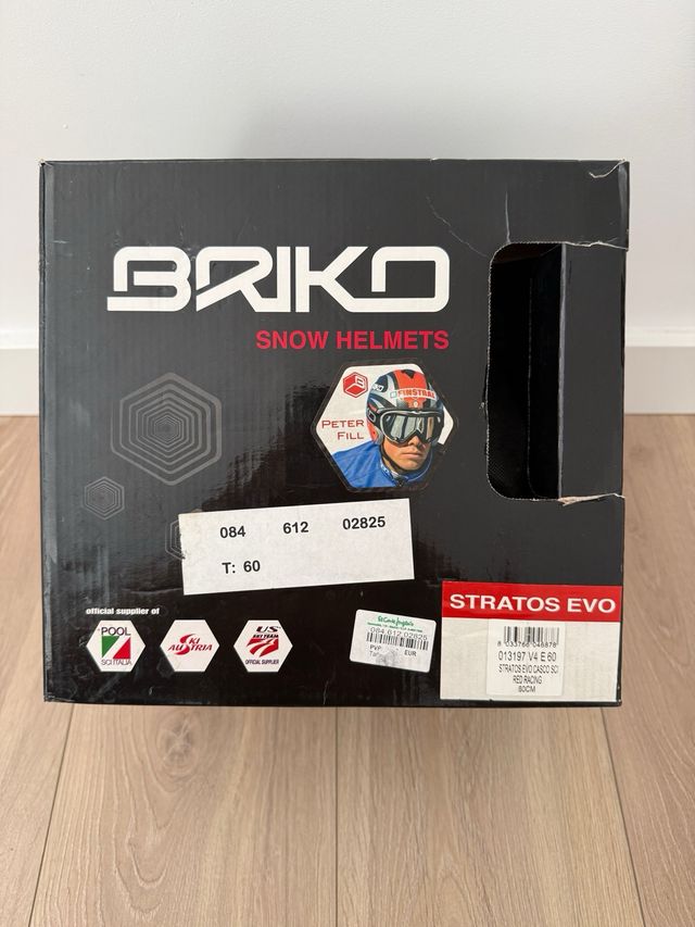 Casco da sci da neve Briko Stratos Evo 60cm