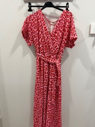 Macacãopink|vermelho - estampado