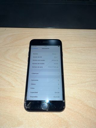 iPhone SE 2020 negro 64GB