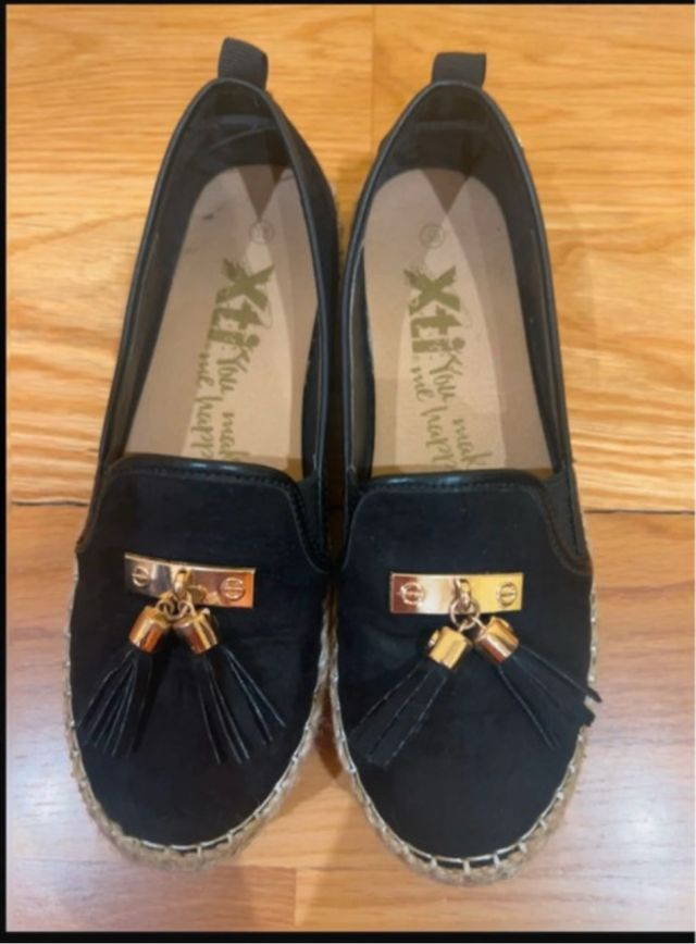 Mocasines XTI negros mujer nº38