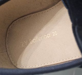 Sapatos Bailarina Tam.28 Usado 1 dia num casamento