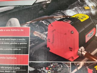 Bomba de extracción de aceite de motor.