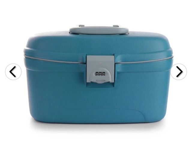 Neceser joyero rígido Roncato azul marino