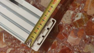 Cortinas blancas con riel