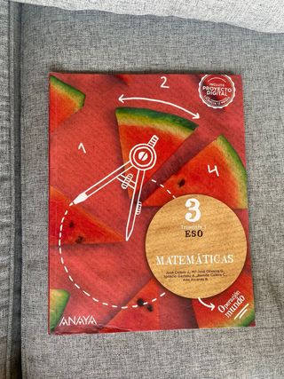 Matemáticas 3 eso Anaya