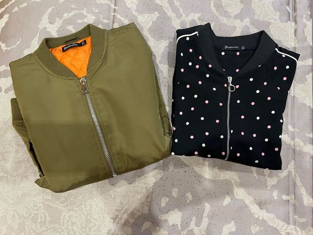 2 Cazadoras Stradivarius talla S