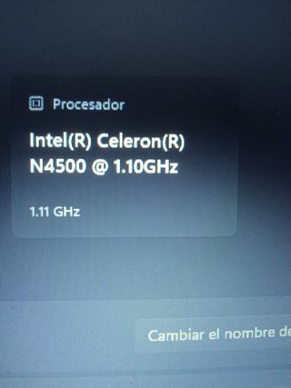 Portátil Lenovo - Negro Windows 11 home