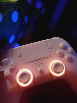 Controller PS5/PC bianco con led 